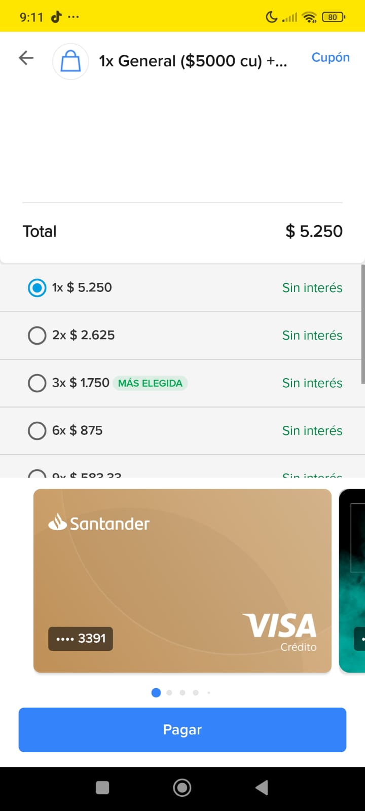 Pago con Mercado Pago del comprador en SUBPASS