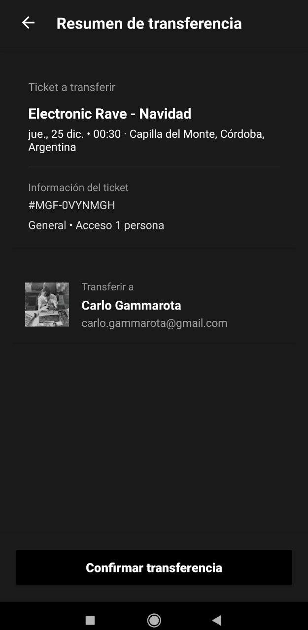 Transferencia de tickets en SUBPASS